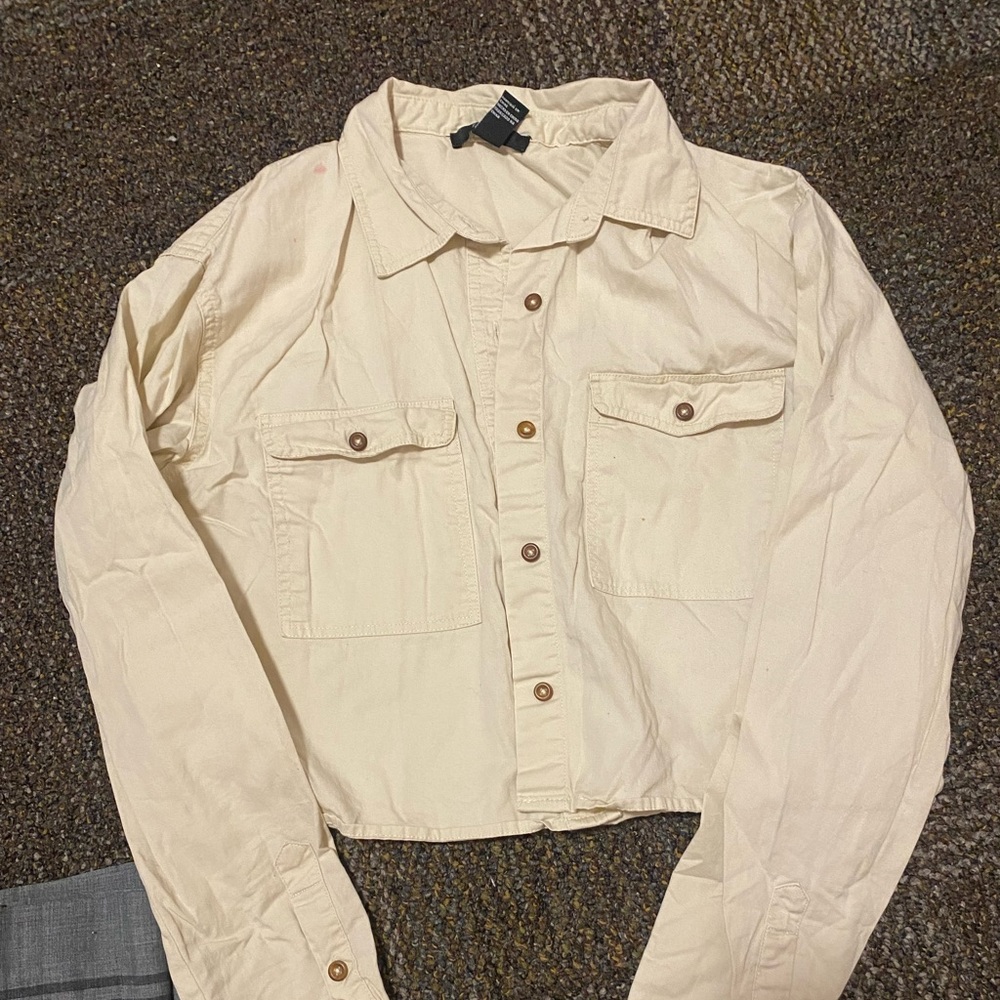 Forever21 white coat